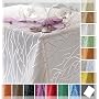 Streifen Damast TISCHDECKE -Farbe w�hlbar- Eckig 1&hellip von Silver