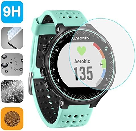 Fionatech 9H Tempered Glass Screen Film For Garmin ForeRunner 235