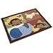 Kids Line Jungle 123 Rug, Brown