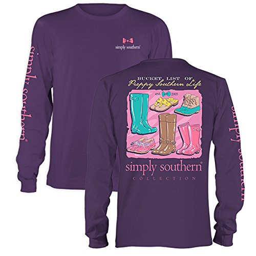 Simply Southern Long Sleeve T-Shirt - Bucket List - Concord