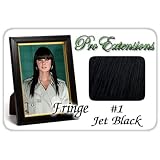 #1 Jet Black Pro Fringe Clip In Bangs - 891026