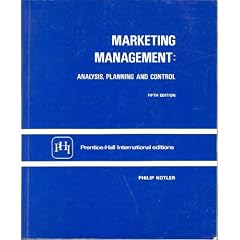 Marketing Management: Analysis, Planning and Control