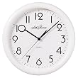 Seth Thomas Circular I White Plastic Case with White Dial Classic Round Quartz Wall Clock