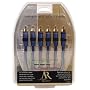 Acoustic Research AP091 3-Piece, 6-Foot Red/Blue/Green Component Video Molded Connectors