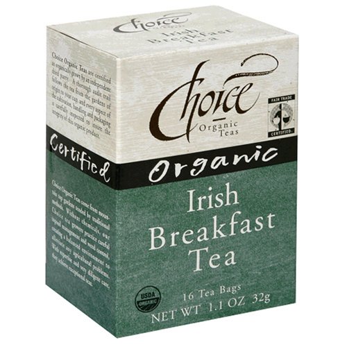 Choice Organic Irish Breakfast Tea, 16-Count Box (Pack of 6) by Choice Organic