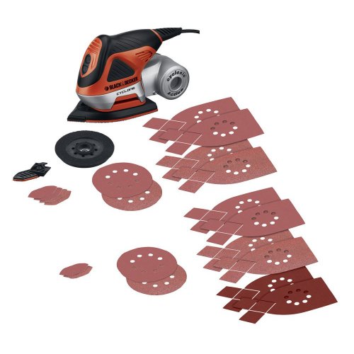 Black & Decker MS1000 Cyclone 1.4 Amp Orbital 4-in-1 Multi Sander