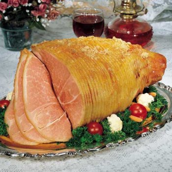 Attic Aged Whole Ham Cooked by Burgers' Smokehouse