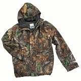 10X Realtree Hardwoods Non-Insulated Hooded Rain Jacket 
