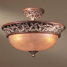 Minka 1568-477 Salon Grand Semi Flush, Florence Patina from Minka Lighting