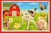 Dolce Mia Farm Animals Barnyard Placemat Party Favor Pack - 8 pc.