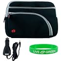 ASUS Eee PC 1000HE 10-Inch Netbook Sleeve Case and Car Charger