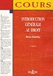 Introduction g�n�rale au droit