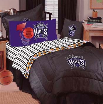 NBA Sacramento Kings- 4pc Bed Sheet Set - Full Size Bedding