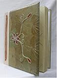 All Natural 60 Photo Handmade Photo Album - Flower Design