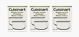 CUSINART DCC-RWF-3PK CHARCOAL WATER FILTER. FILTER 1 YEAR SUPPLY, INCLUDES 3 DCC-RWF PACKAGES