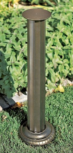 Roman Sundial Pedestal Weathered Bronze