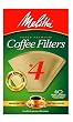 Melitta Cone Coffee Filters, Natural Brown, No. 4, 40-Count Filters (Pack of 12)