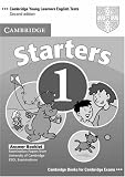 Cambridge Young Learners English Tests Starters 1 Answer Booklet: Examination Papers from the University of Cambridge ESOL Examinations (Cambridge Young Learners English Tests)