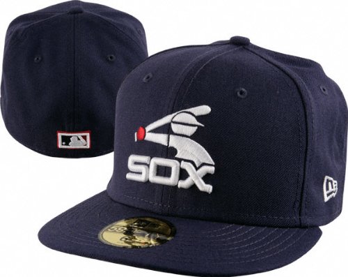 Chicago White Sox Navy Cooperstown 59FIFTY Fitted Hat