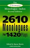 The Ultimate Monologue Index (Smith and Kraus Monologue Index), Second Edition