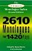 The Ultimate Monologue Index (Smith and Kraus Monologue Index), Second Edition by  ISBN 1575251833