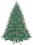 10.5' Deluxe Just Cut Frasier Fir Pre-Lit Artificial Christmas Tree Clear Lights
