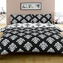 Elegance Duvet Cover & Valance Sheet Set, Black, King