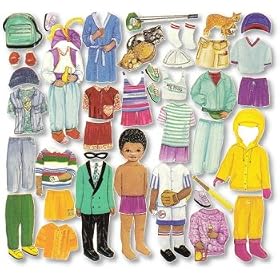 Marcus, African-American Boy Felt Doll w clothes - Kit by Little Folk Visuals