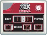 Alabama Crimson Tide Scoreboard Clock Thermometer 14