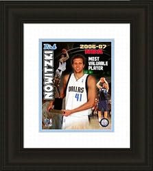 Dallas Mavericks Framed Dirk Nowezski Photo NBA Basketball
