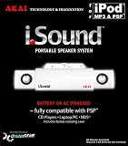 PSP  Akai i.Sound Portable 2-Driver Speaker System White