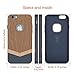 iPhone 6S Plus Case,Slicoo Unique Handmade Natural Wood Slim Hard Cover Wooden Protective Case for iPhone 6 Plus / Apple iPhone 6S plus (Black Walnut)