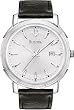 Stainless Steel Dress Silver Tone Dial Textured