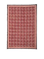 ICONS CORNER Plaid India Artesanal (Rojo / Negro)