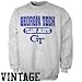 Georgia Tech Yellow Jackets Youth Ash Rugged Fleece Crew Sweatshirt