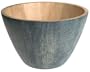 Mountain Woods Art Deco Blue Bowl