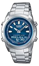 Casio - EFA-118D-2AVEF - Montre Homme Multifonctions - Quartz analogique et digitale - Bracelet acier