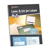 MACML1400 - Address Labels, 1-1/3x4, 1400/BX, White