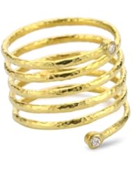 GURHAN "Spring" White Diamond 5-Strand Wrap Ring, Size 7