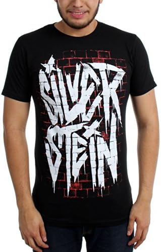 Silverstein - Mens Graffiti Slim Fit T-Shirt, Size: Small, Color: As Shown