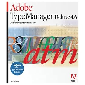 Adobe Type Manager Deluxe 4.6 Mac [Old Version]