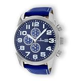 Oversized 46mm Men's Le Chateau Chronograph Sport Watch