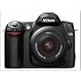Nikon D50 Digital SLR Camera Kit Black includes AF-S Zoom Nikon 18-55mm Lens [6MP]