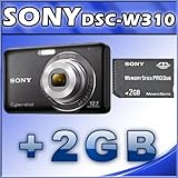 Sony DSC-W310 12.1MP Digital Camera with 4x Wide Angle Zoom with Digital St ....
