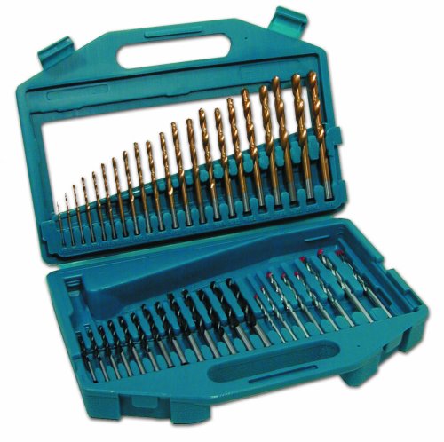 KR Tools 11943 Pro Series 43-Pieces Titanium Drill Bits with Wood and Masonry Bits