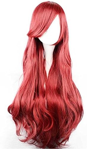 Halloween Princess Ariel Fancy Dress Cosplay Costume Wig Long Lolita Hair (Free Size)