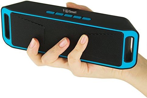 VtoSmart Stereo Waterproof Outdoor Portable Bluetooth Wireless Speaker,Louder Dual-Driver and Built-in Microphone Hands Free for iPhone iPad Samsung Nexus HTC Laptops and More...(Blue)