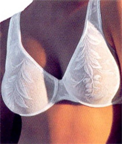 Olga Women's Sheer Tapestry Underwire Minimizer Bra