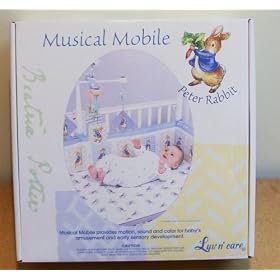 Peter Rabbit MUSICAL CRIB MOBILE Beatrix Potter