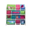 Storage Shelf with Solid Bins